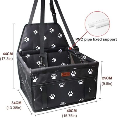 BYGD SIEGE AUTO Chien, Siege pour Chien Auto avec Tige de Support de
