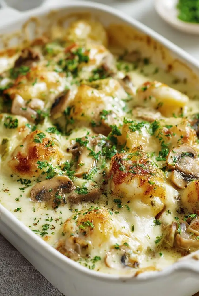 Gratin crémeux de poissons surgelés mélangés