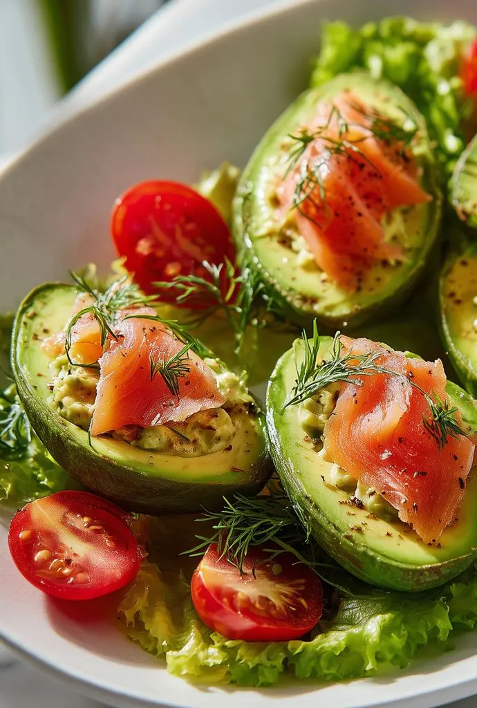 Mousse d avocat au saumon fumé