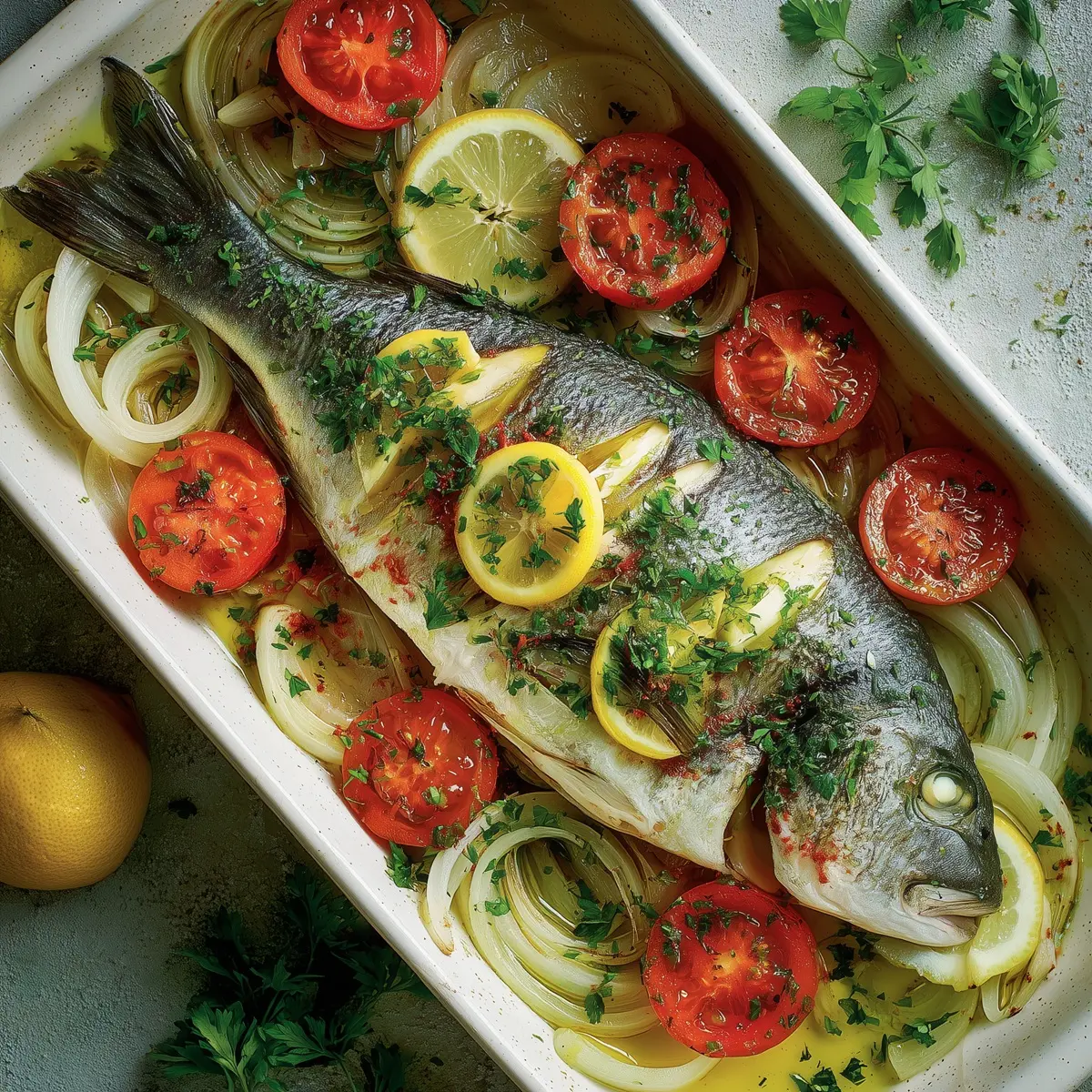 Recette dorade royale au four